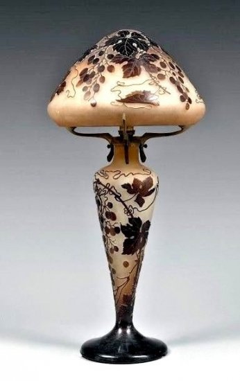 エミールガレ　驚くべき貴重なアールヌーボーランプ