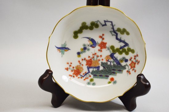 マイセン　ユタのモカカップ　シノワズリ様式のゴールド