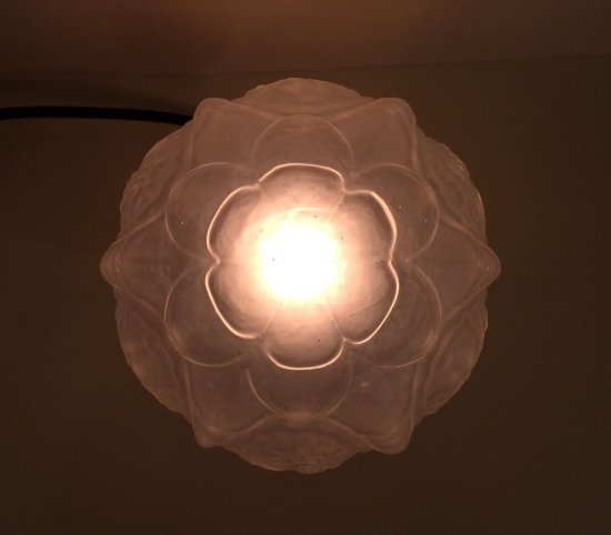 ミューラー兄弟　アールデコ球形夜行ランプ