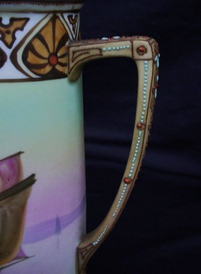 オールドニッポン　帆船のピッチャーとマグカップセット