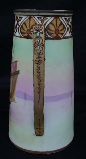 オールドニッポン　帆船のピッチャーとマグカップセット