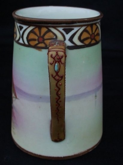 オールドニッポン　帆船のピッチャーとマグカップセット