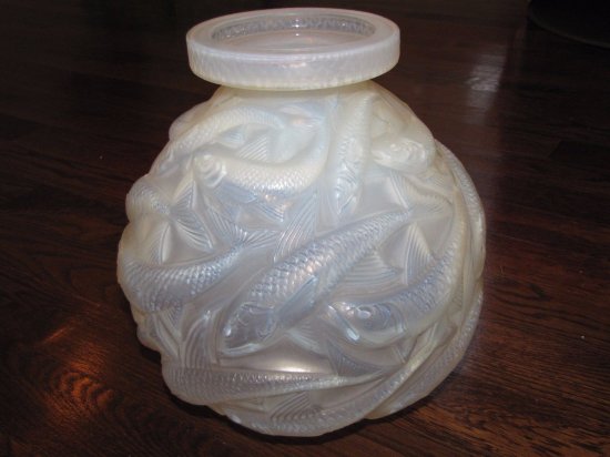 R・ラリック　サルモニデス　オパールガラスクリスタルベース