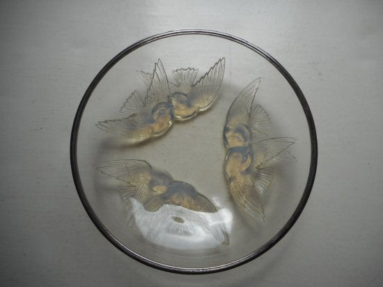 ルネ・ラリック　アンティーク  小鳥のボウル