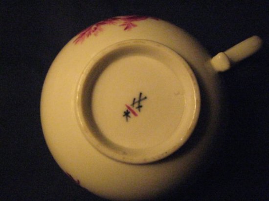 273	マイセン　マルコリーニ　カップ＆ソーサーセット　1774-1814