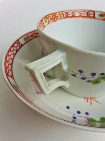 272	マイセン　マルコリーニ　カップ＆ソーサーセット　柿右衛門　1774-1814