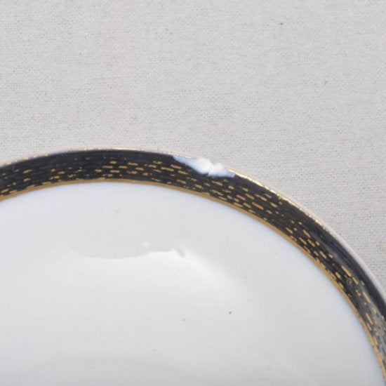 271	マイセン　マルコリーニ　蓋つきカップ　コバルトブルー