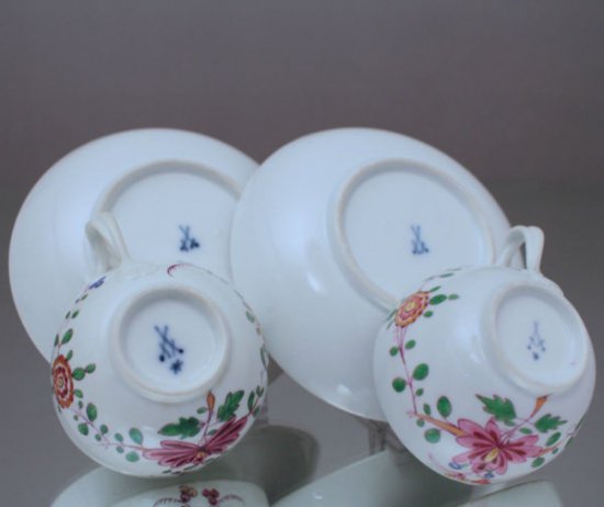 268	マイセン　ティーカップセット　マルコリーニ　柿右衛門