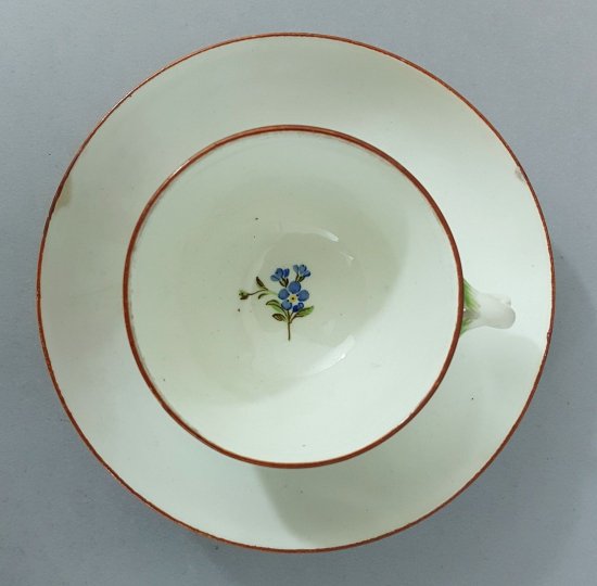 マイセン　バロック様式カップ　花のブーケ　マルコリーニ　（MK011）