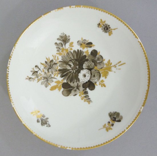 マイセン　バロック様式のカップ　グリザイユの花束　＃2　マルコリーニ