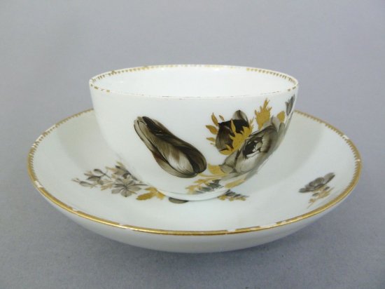 マイセン　バロック様式のカップ　グリザイユの花束　＃2　マルコリーニ