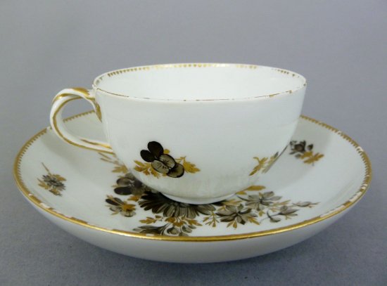 マイセン　バロック様式のカップ　グリザイユの花束　＃2　マルコリーニ