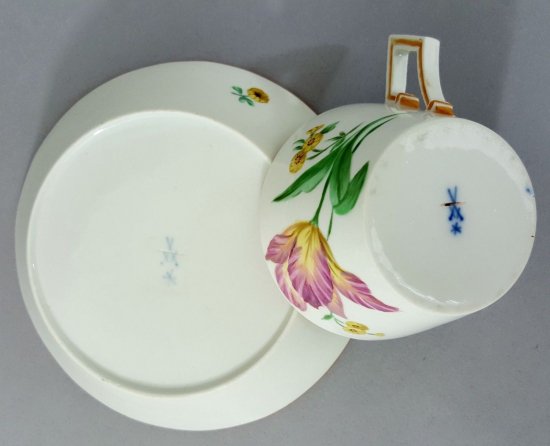 マイセン　バロック様式カップ　チューリップ　マルコリーニ＃2