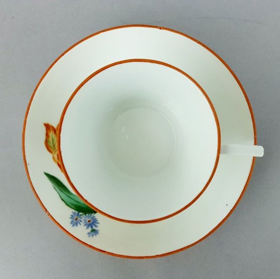 マイセン　バロック様式のカップ　チューリップ　マルコリーニ　1774－1814