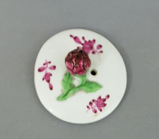 マイセン　バロック様式のティーポット　シノワズリの花　マルコリーニ