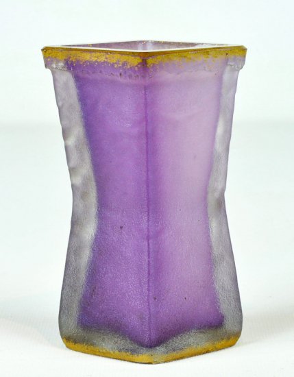 ドームナンシー　カメオアートガラス花瓶　ダイヤモンドベース