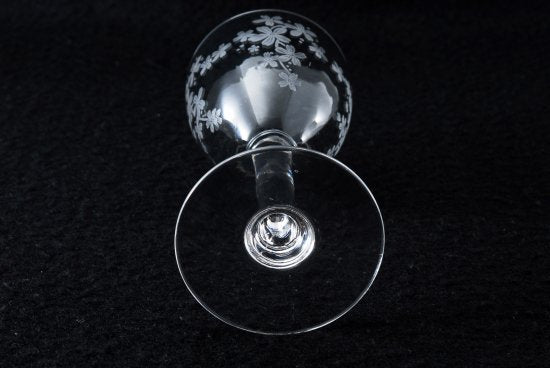 オールド・バカラ Baccarat ・桜の花模様グラス13cm