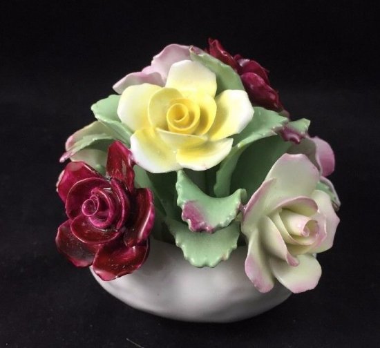 エインズレイ　大きなフラワーボウル