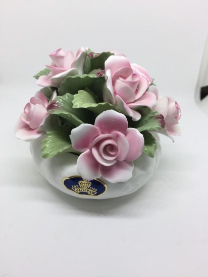 エインズレイ　シノワズリ　ハンドメイドフラワーボウル