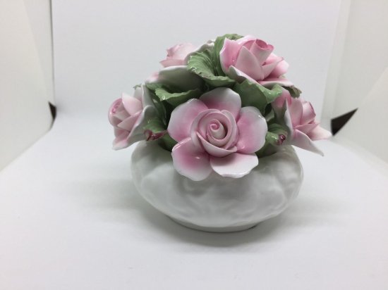 エインズレイ　シノワズリ　ハンドメイドフラワーボウル