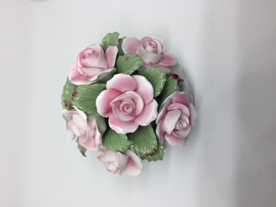 エインズレイ　シノワズリ　ハンドメイドフラワーボウル