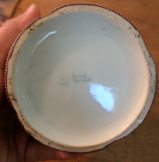192	オールドノリタケ　桜のモリアージュ花瓶　青楓　1891年