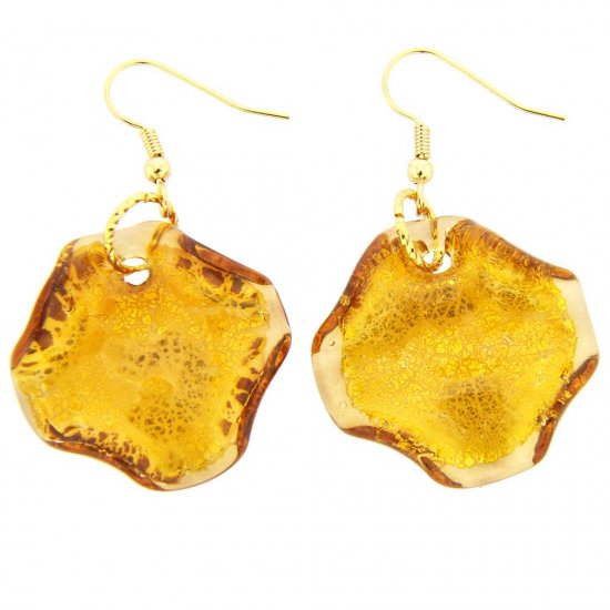 ベネチアングラス(ムラノガラス) ピアス　イソラ ベッラ ムラノピアス