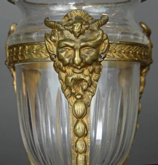 360	バカラ　ガラス花瓶　French Pair of Bronze Lot 100M