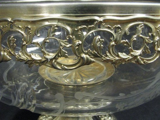 371	バカラ　ジャーマンシルバー　バカラクリスタルカップ　Lot 14