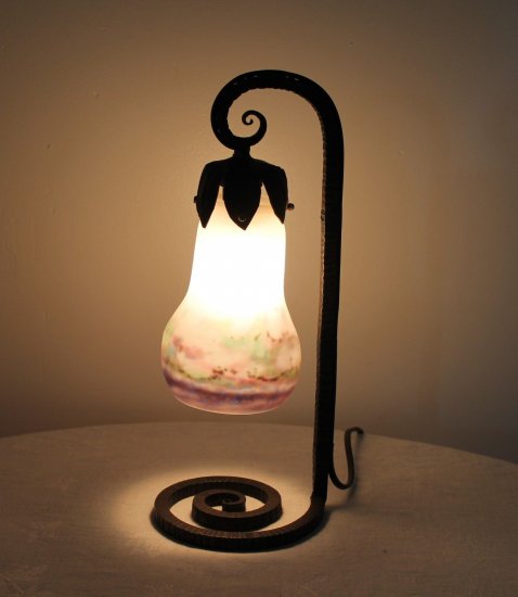 62	ミューラー兄弟　リュネヴィルランプ　アイアングローブチューリップペースト