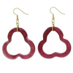 ベネチアングラス(ムラノガラス)　ピアス　ニコレッタ　ムラノ　ピアス