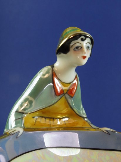 210	オールドノリタケ　ラスターウェアボウル　姉妹