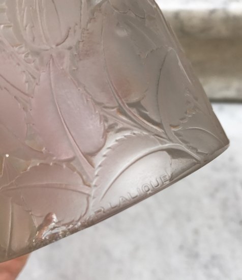 298	ルネ・ラリック　プレシャス ランプ　アンティーク＆オーセンティック