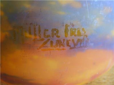 71	ミューラー兄弟　アールヌーボーボウル