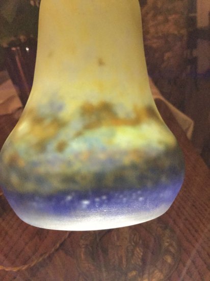 73	ミューラー兄弟　アールデコ　ガラスランプ　20世紀