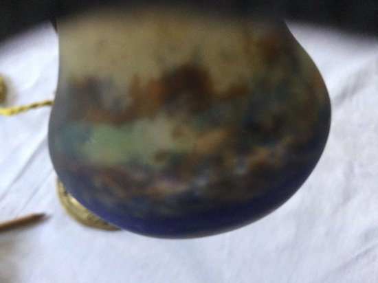 73	ミューラー兄弟　アールデコ　ガラスランプ　20世紀