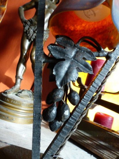 76	ミューラー兄弟　アールデコ　チューリップガラスペーストランプ　ドーム期（1930年）