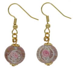 ベネチアングラス(ムラノガラス)　ピアス　マグニフィカ　ピアス