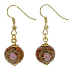 ベネチアングラス(ムラノガラス)　ピアス　マグニフィカ　ピアス