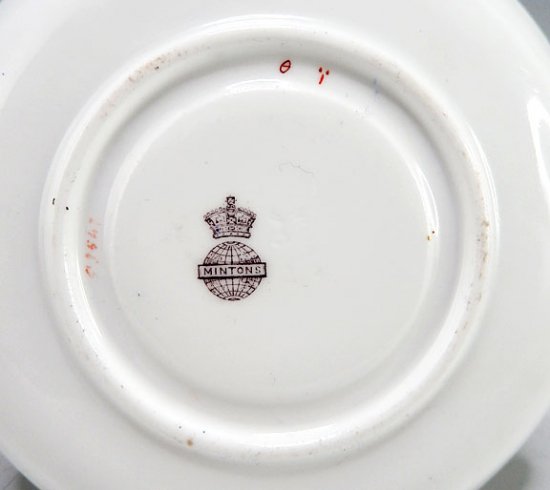 ミントン　アンティーククリストファードレッサー　クロワンヌカップ＆ソーサー