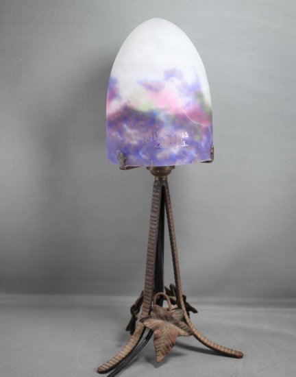 78	ミューラー兄弟　リュネヴィル　素敵なアールヌーボーランプ