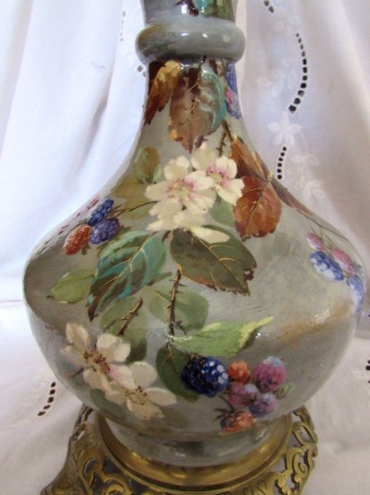 441	バカラ　崇高なセラミックオイルランプ　モンティニー＝シュル＝ロワン