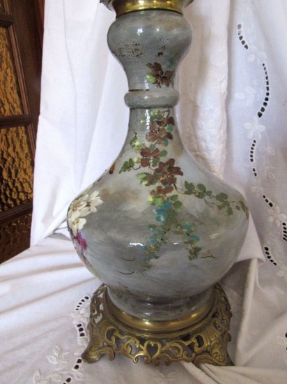 441	バカラ　崇高なセラミックオイルランプ　モンティニー＝シュル＝ロワン