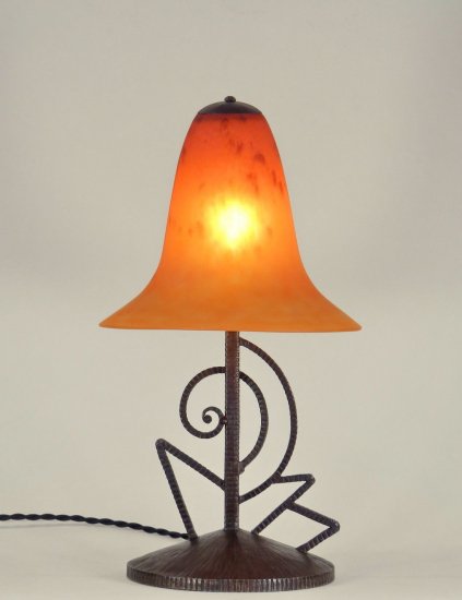 231	カリオン＆シュナイダー　アールデコランプ　ベルギー　ミューラー期　1925年