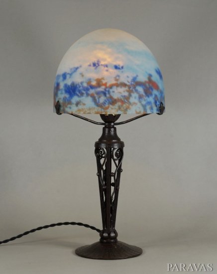 エティエ・ヴァンソン＆ドーム・ローライン　フランスアールデコランプ