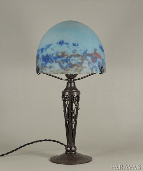 エティエ・ヴァンソン＆ドーム・ローライン　フランスアールデコランプ