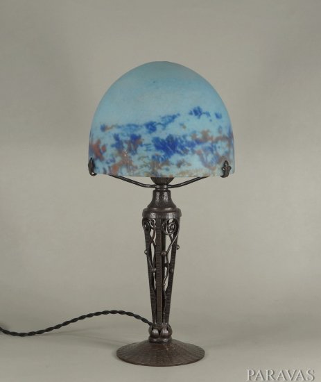 エティエ・ヴァンソン＆ドーム・ローライン　フランスアールデコランプ