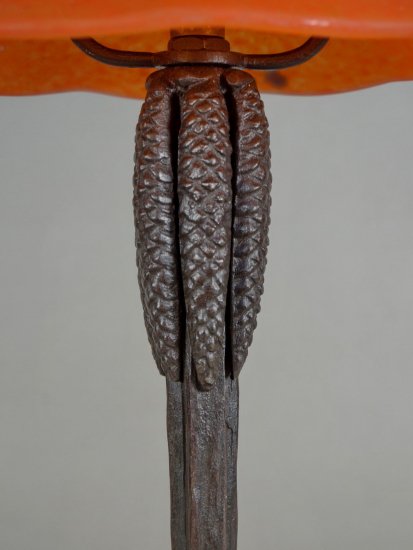 137	ルイス・カトナ＆ドーム　フランスアールデコランプ　ミューラー期　1930年頃