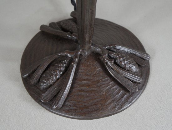 137	ルイス・カトナ＆ドーム　フランスアールデコランプ　ミューラー期　1930年頃