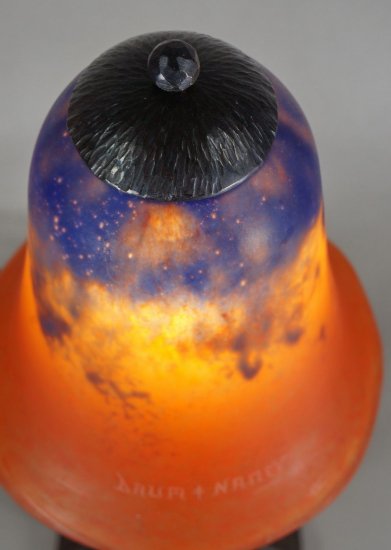 137	ルイス・カトナ＆ドーム　フランスアールデコランプ　ミューラー期　1930年頃